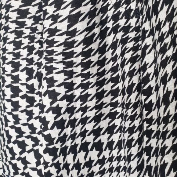 NWT Motel Rocks Sakila Trouser in Wavy Dogtooth Print Size Small - Picture 5 of 10